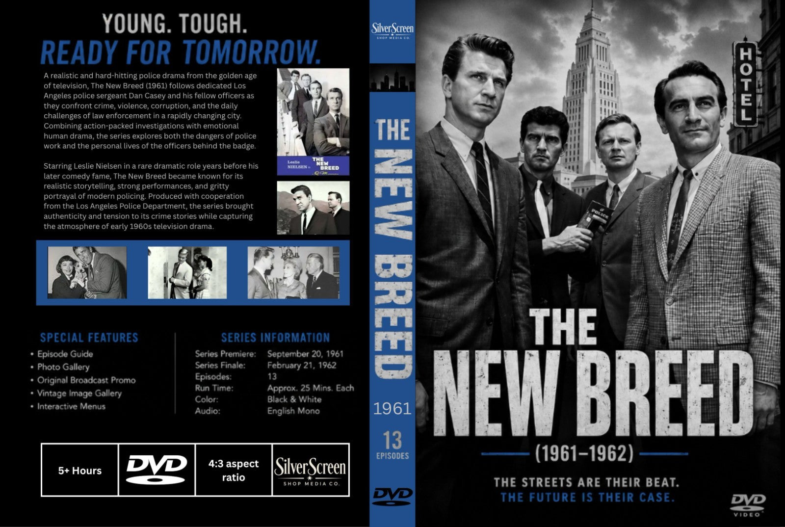 The New Breed (1961) Crime Drama TV DVD – 13 Episodes
