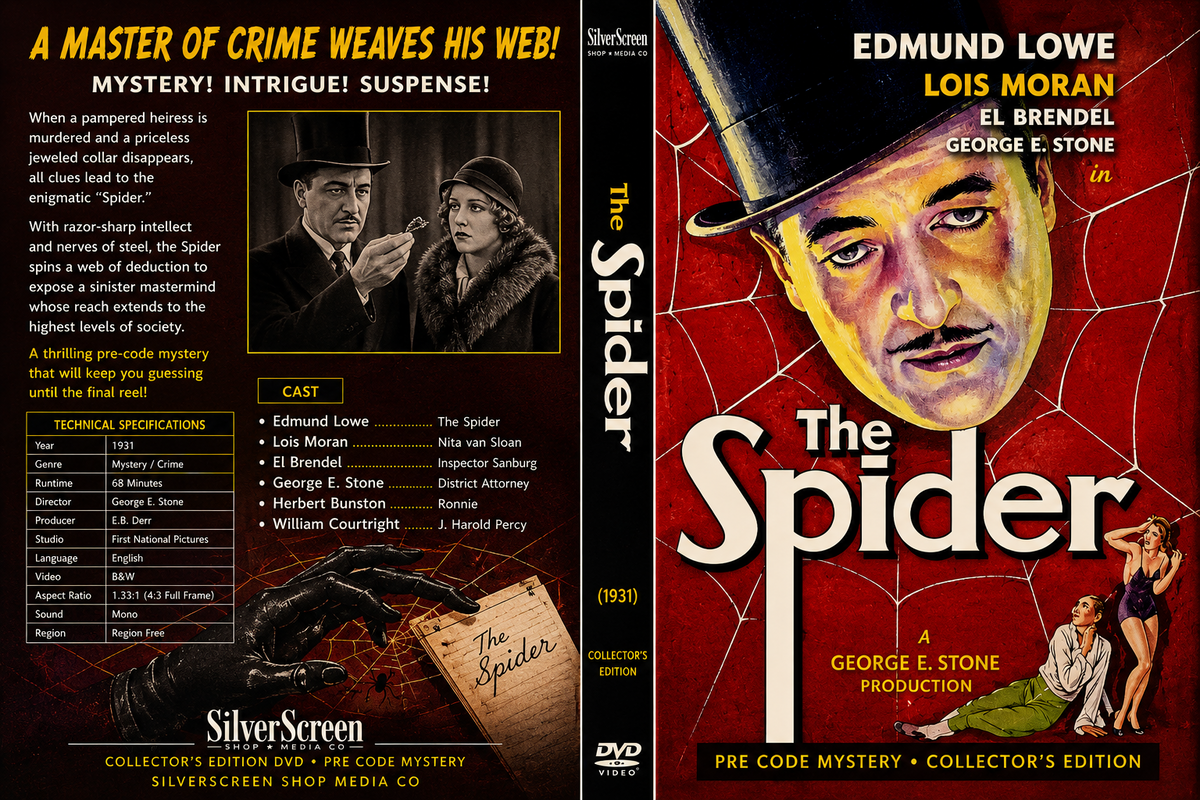 The Spider (1931) Pre-Code Mystery DVD Collector Edition