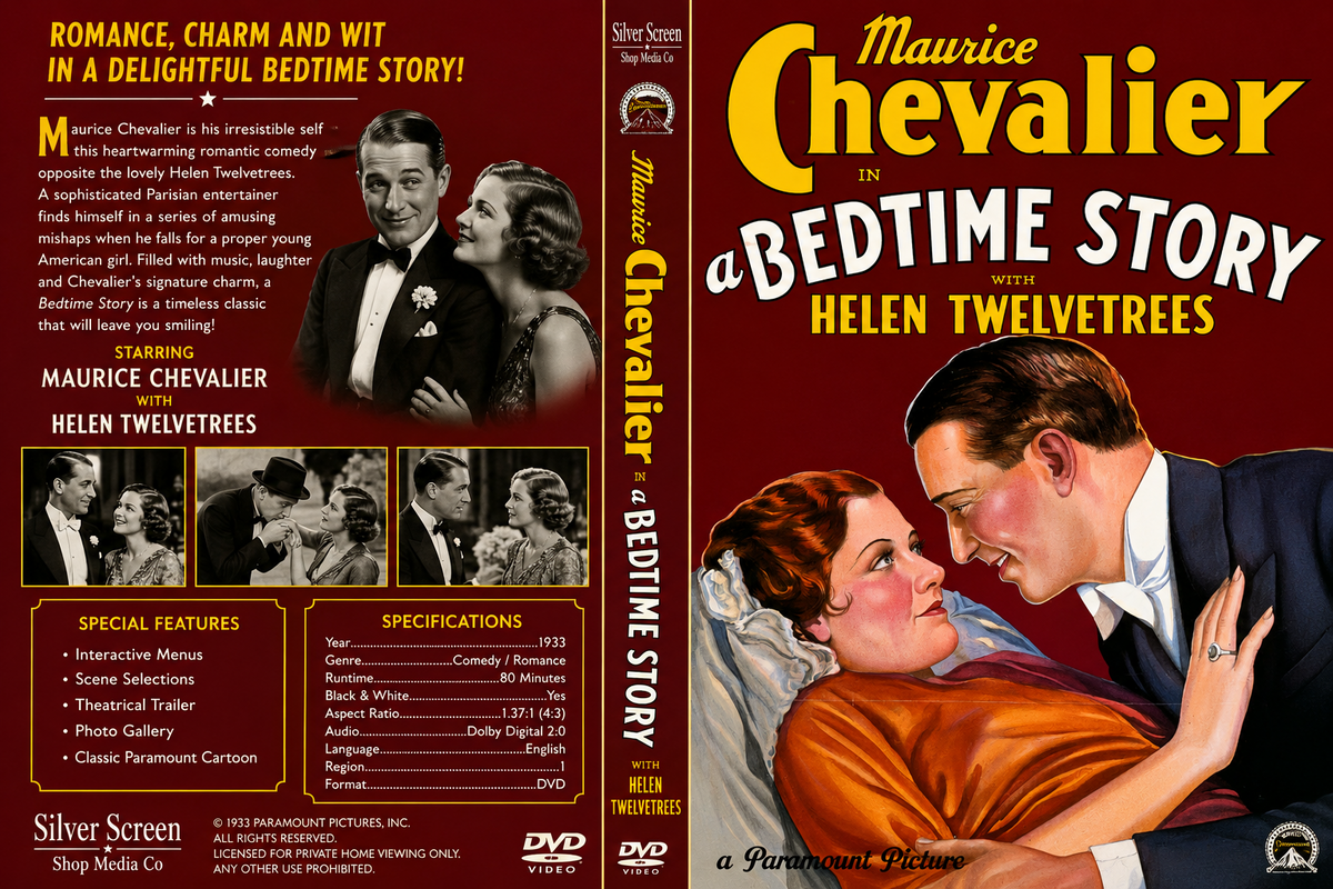 A Bedtime Story (1933) Musical Comedy Romance DVD Collector Edition