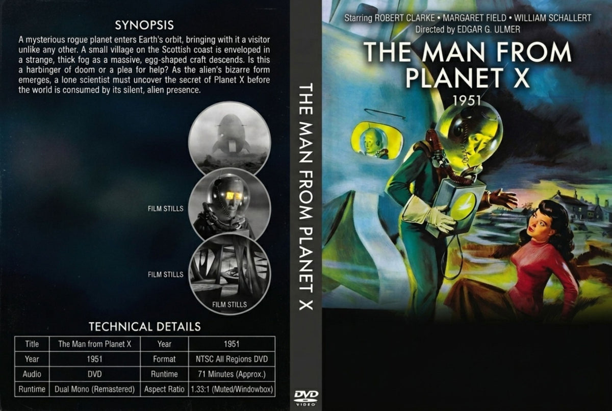 The Man from Planet X 1951 Rare Sci Fi Horror DVD Classic Film