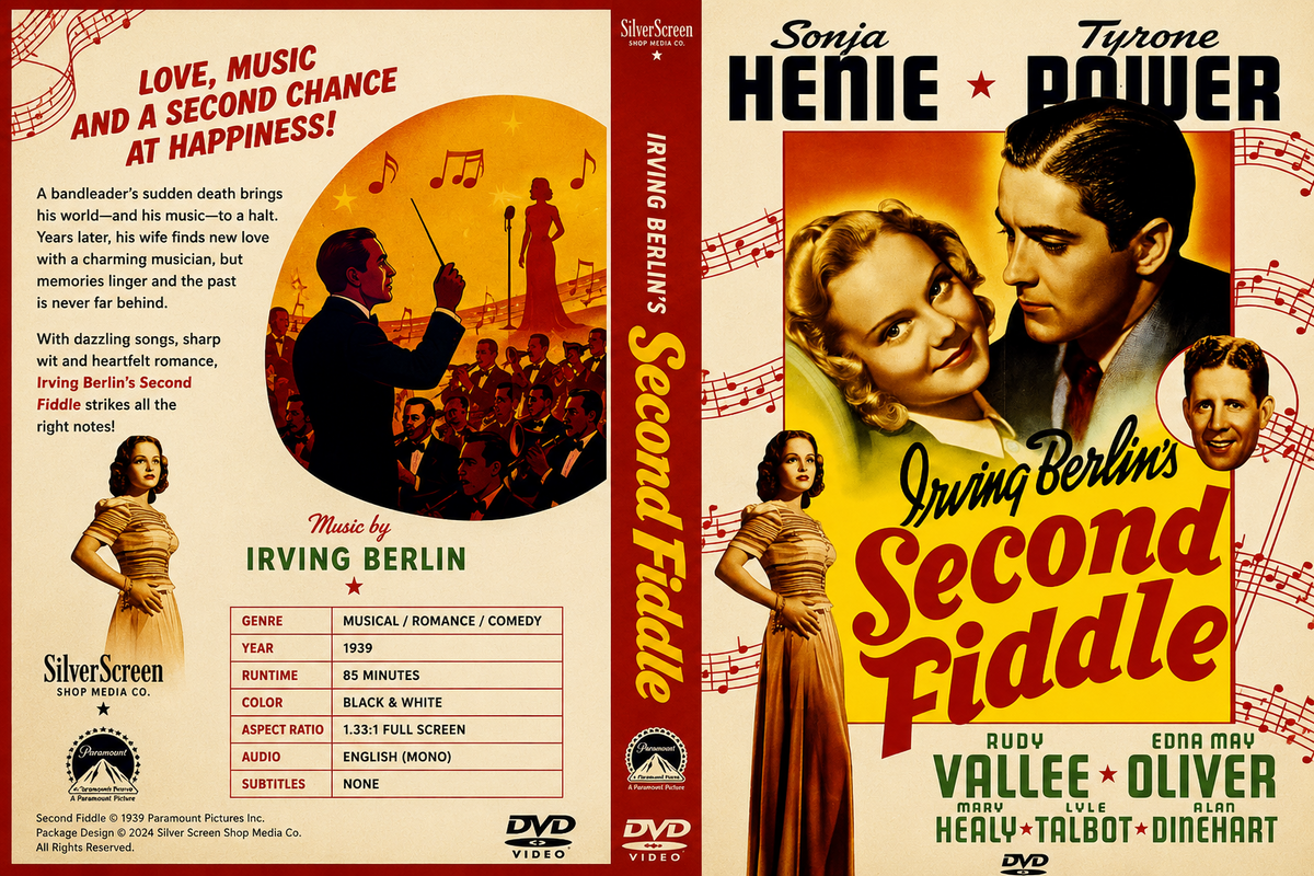 Second Fiddle (1939) Sonja Henie Musical Comedy DVD – Collector's Edition