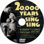 20,000 Years in Sing Sing (1932) Prison Drama DVD Collector Edition