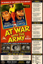 At War with the Army 1950 Musical Comedy DVD Dean Martin Jerry Lewis Collector E