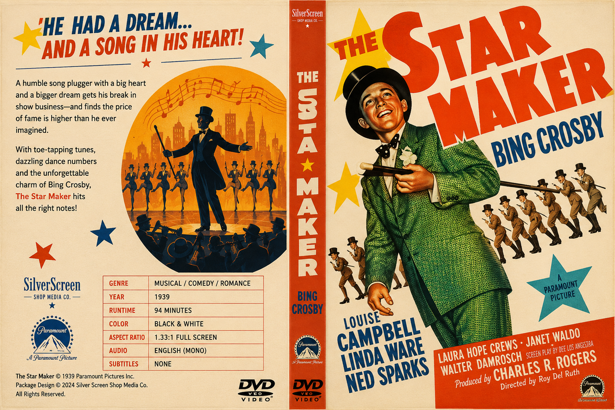 The Star Maker (1939) Bing Crosby Musical DVD – Collector's Edition