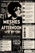 Meshes of the Afternoon (1943) Experimental Fantasy Short DVD Collector Edition