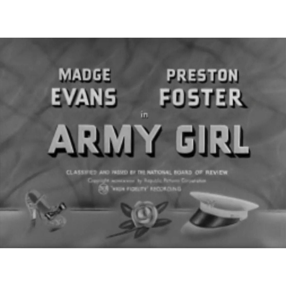 Army Girl (1938) Action Comedy Drama DVD Collector Edition