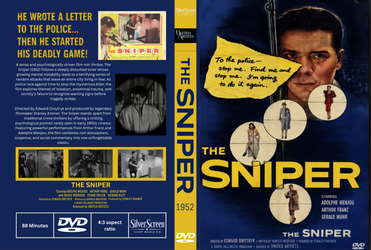 The Sniper (1952) Film Noir Crime Thriller DVD Collector Edition