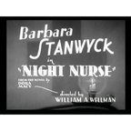 Night Nurse (1931) – Rare Pre-Code Crime Drama on DVD – Barbara Stanwyck