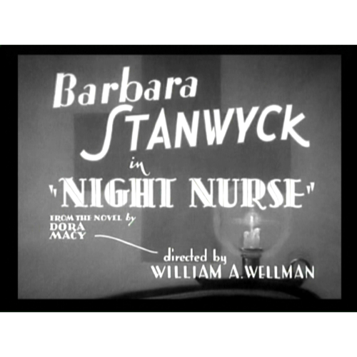 Night Nurse (1931) – Rare Pre-Code Crime Drama on DVD – Barbara Stanwyck