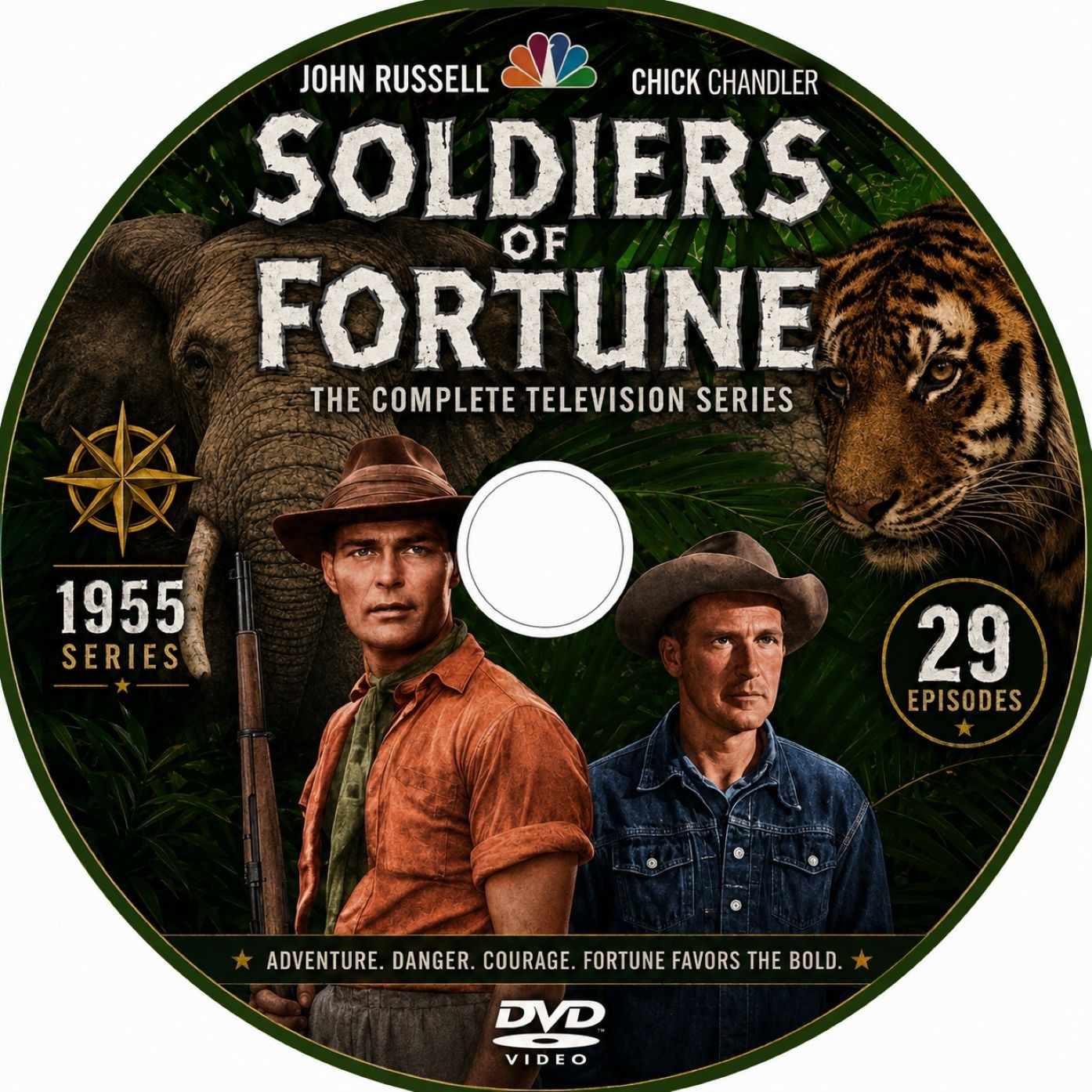 Soldiers of Fortune (1955) Classic TV 29 Episodes on DVD - Collectors Edition