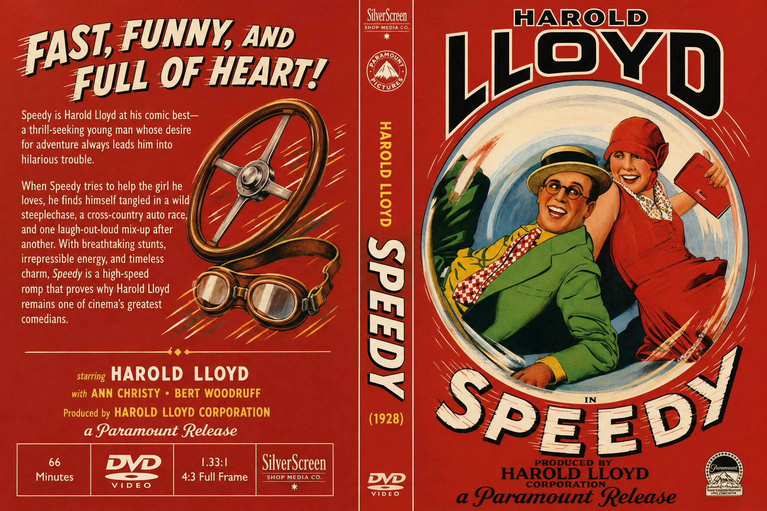 Speedy (1928) Silent Comedy DVD Collector Edition
