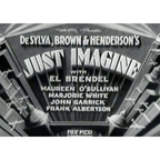 Just Imagine 1930 Sci Fi Musical Comedy Film DVD With Cover Art