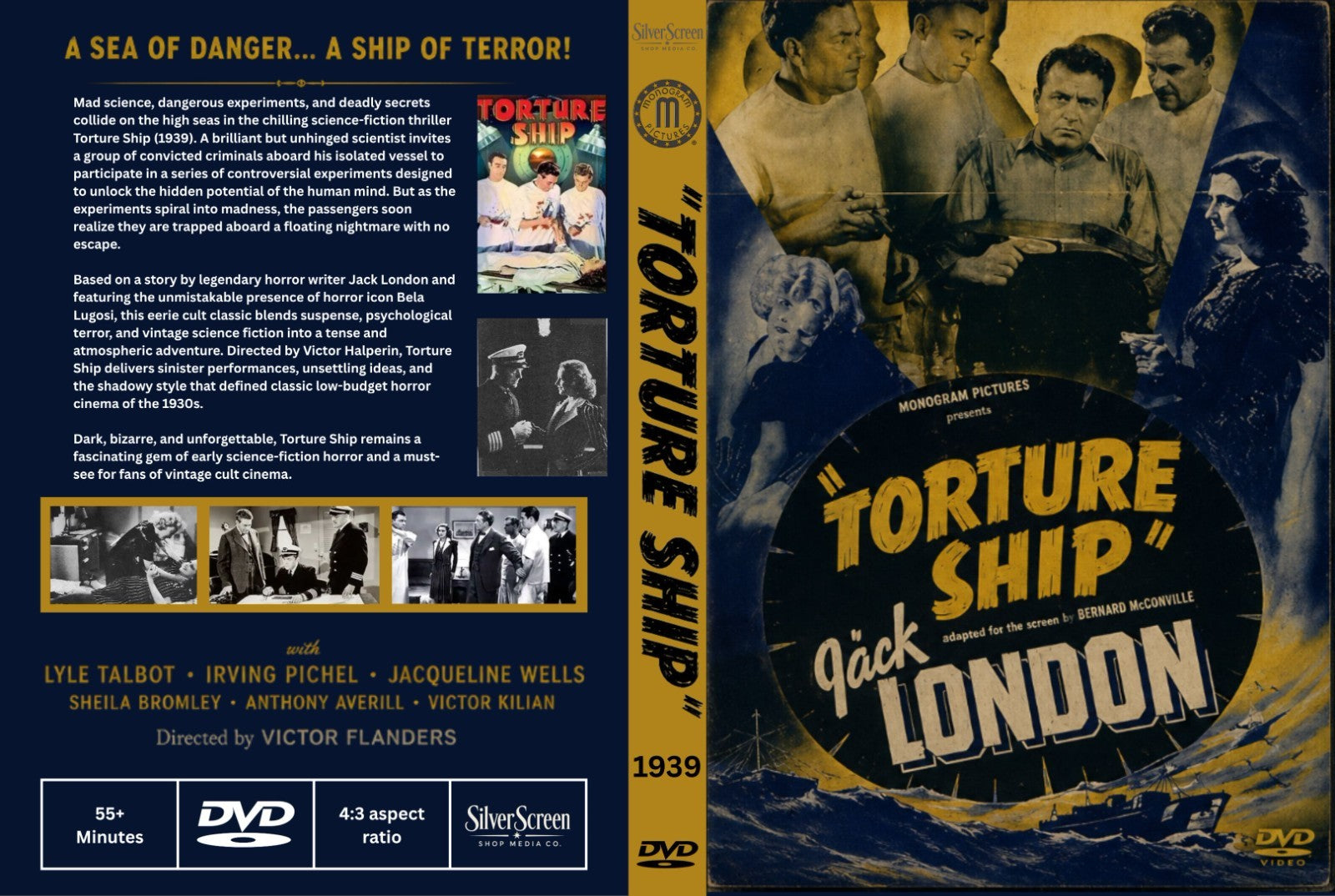 Torture Ship (1939) Sci-Fi Horror DVD Collector Edition