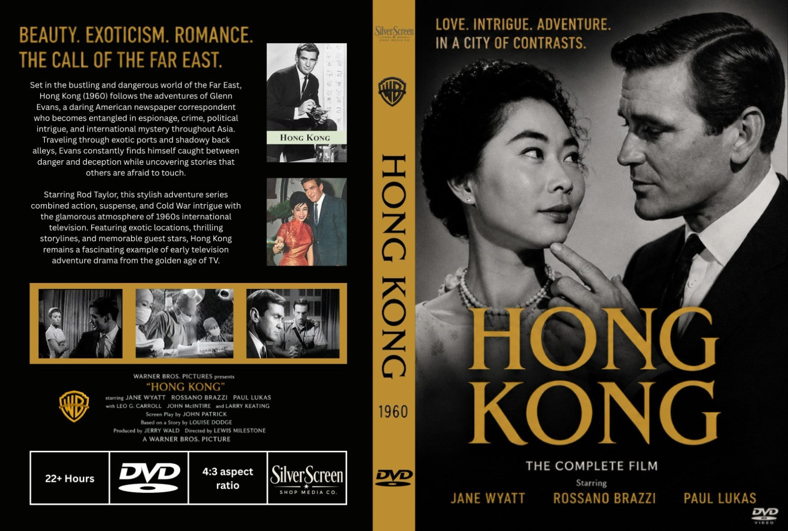 Hong Kong (1960) – RARE CLASSIC ADVENTURE TV  Collectors DVD – 27  EPISODES