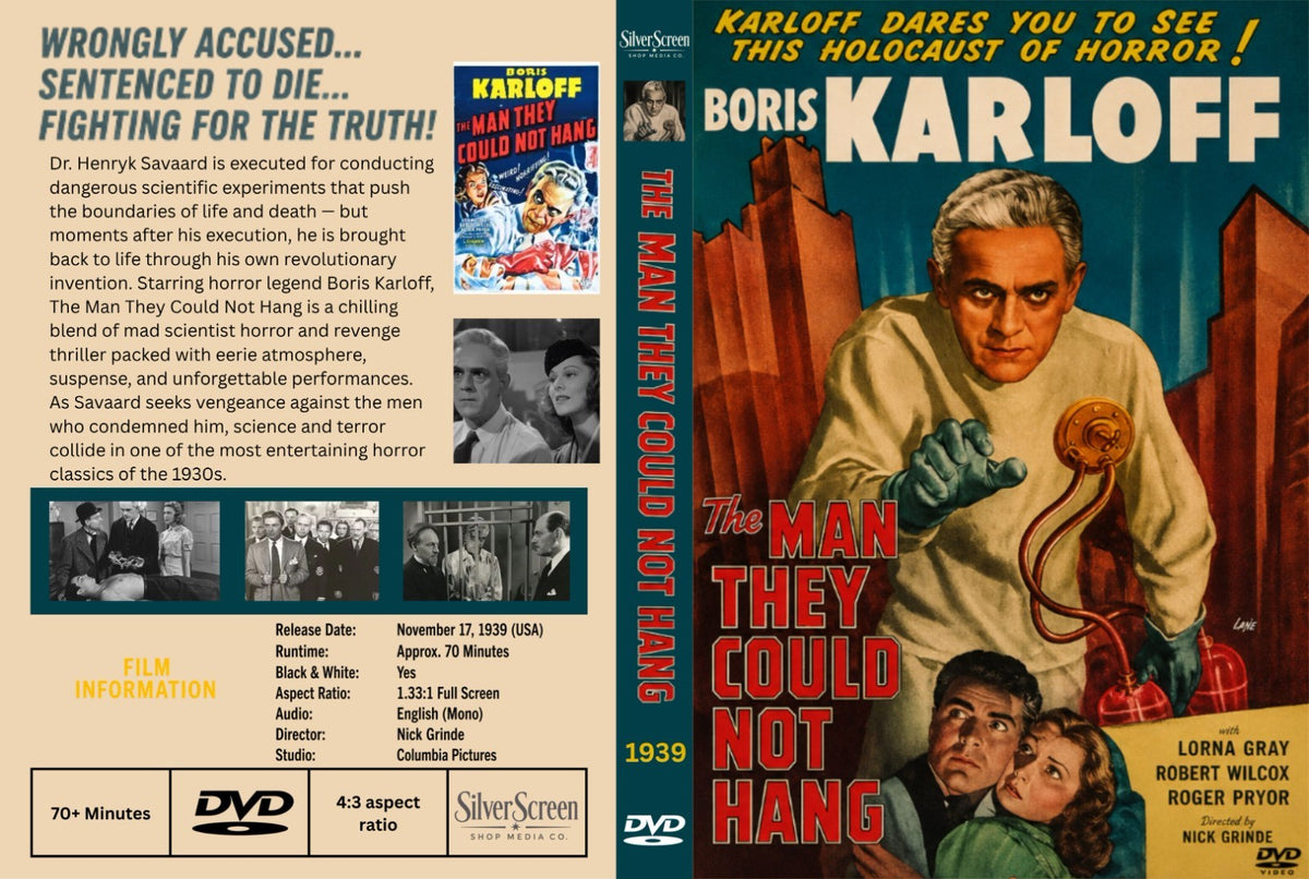 The Man They Could Not Hang (1939) Horror DVD Collector Edition
