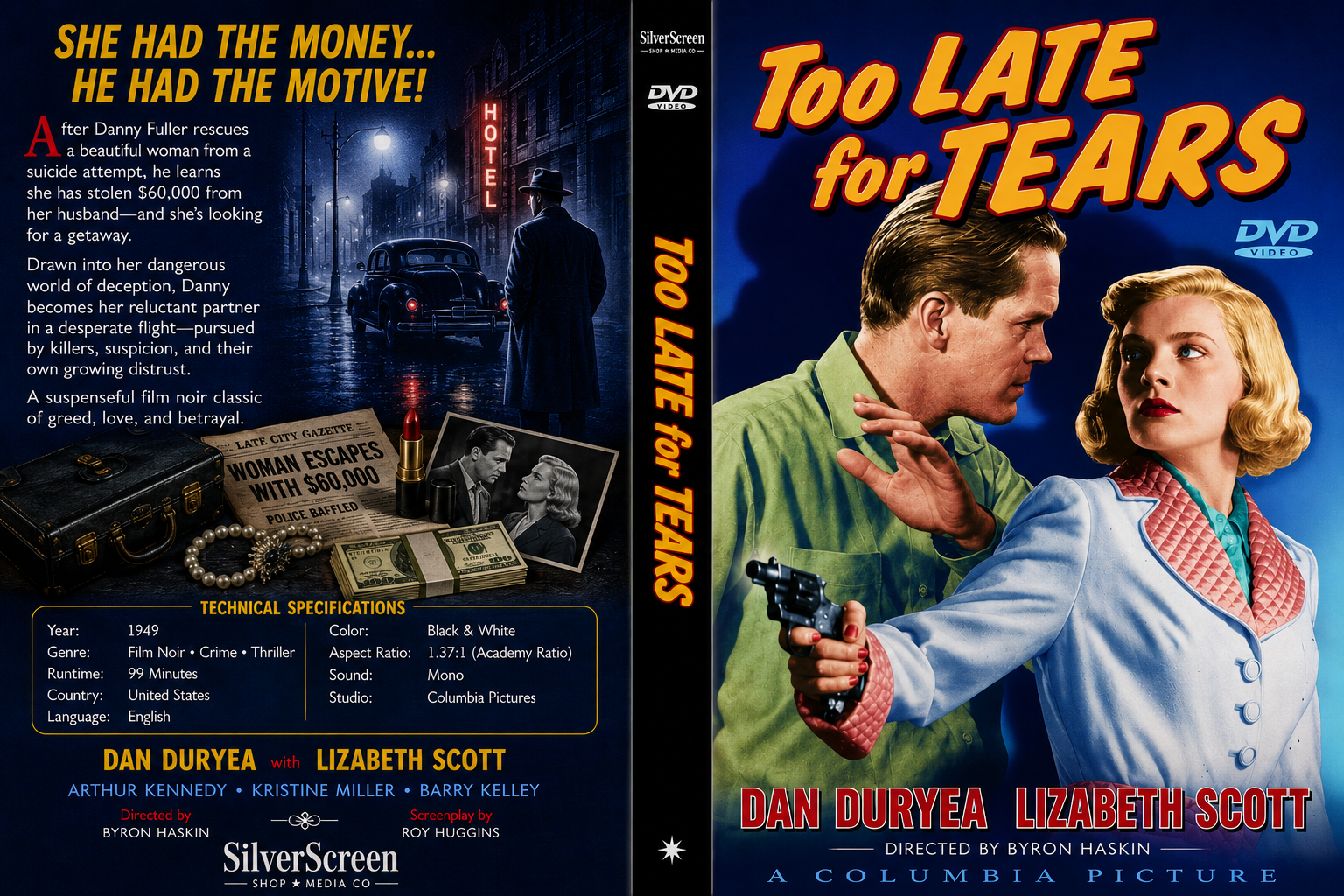 Too Late for Tears (1949) Film Noir Crime DVD Collector Edition
