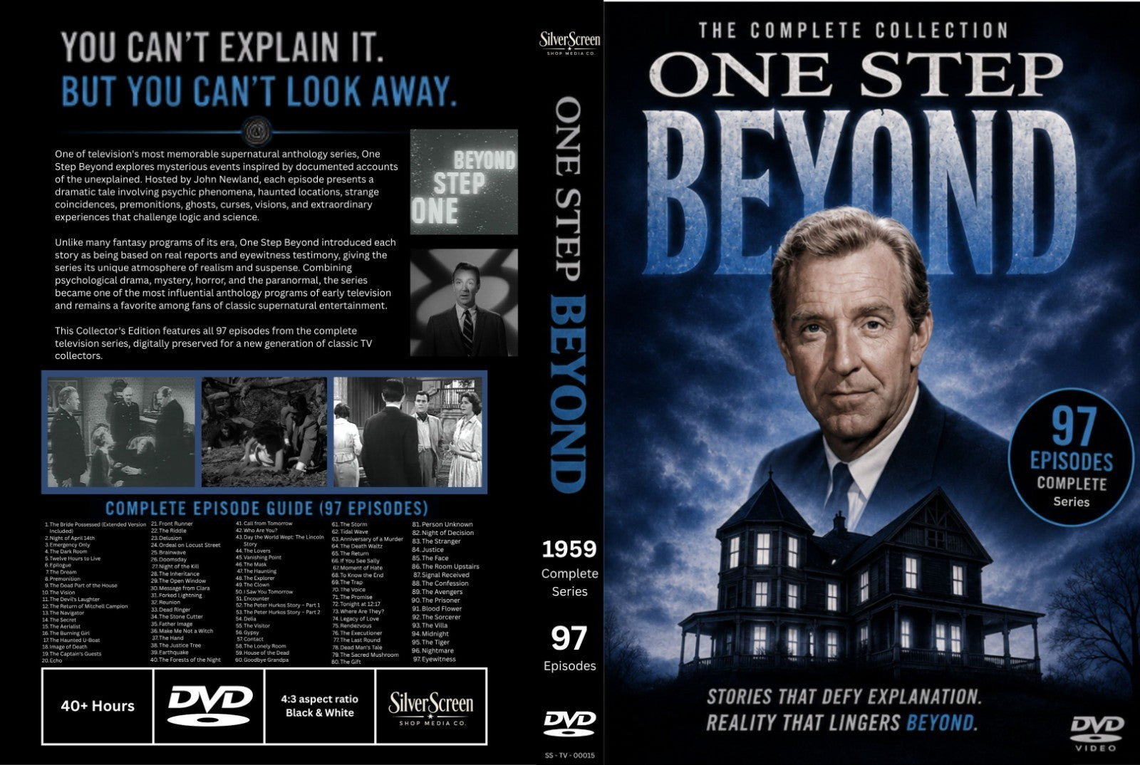 One Step Beyond (1959) Classic TV Series DVD – Complete 97 Episodes