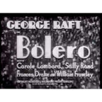 Bolero 1934 Pre Code Musical Drama Film DVD With Cover Art George Raft