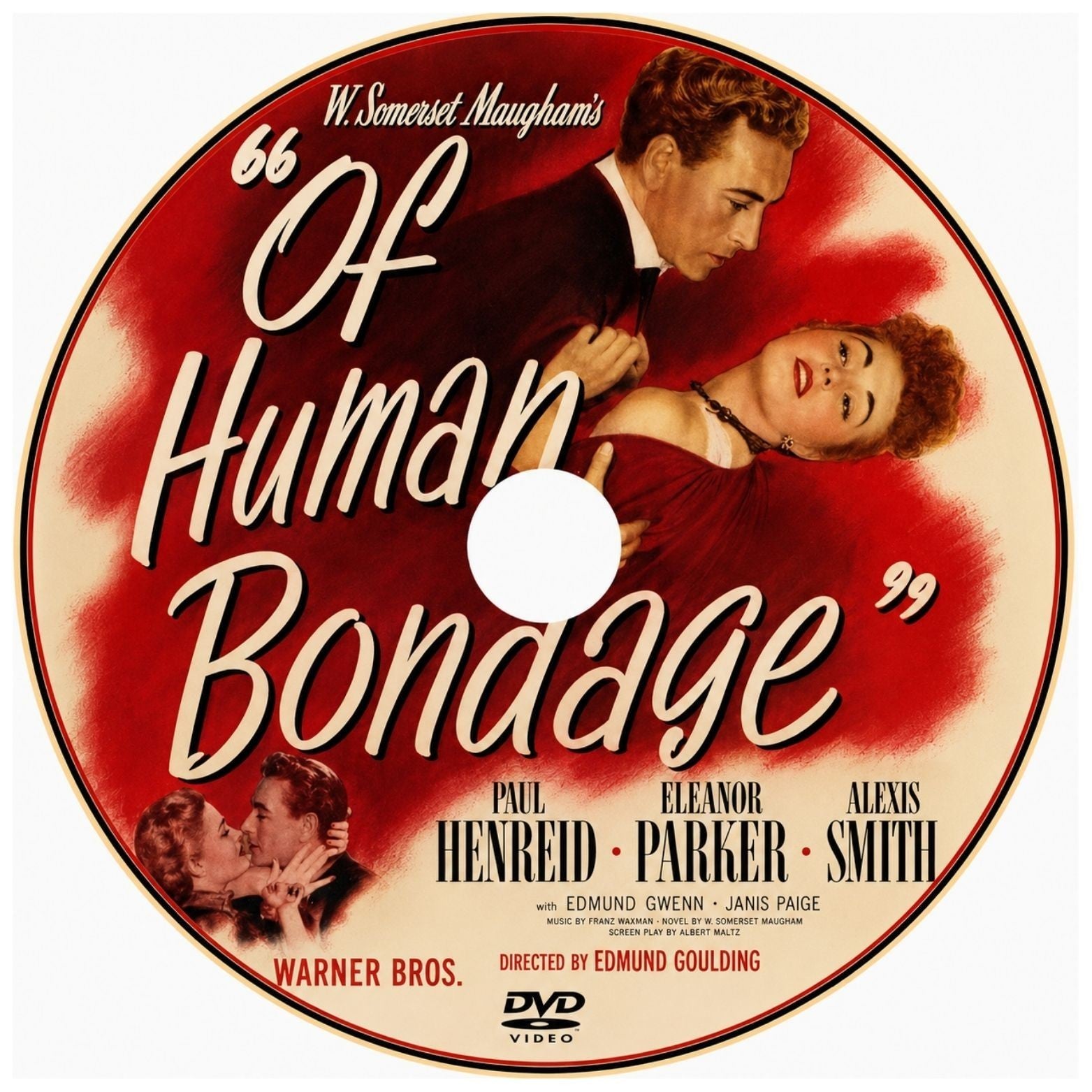 Of Human Bondage 1946 Drama Romance DVD With Cover Art Eleanor Parker