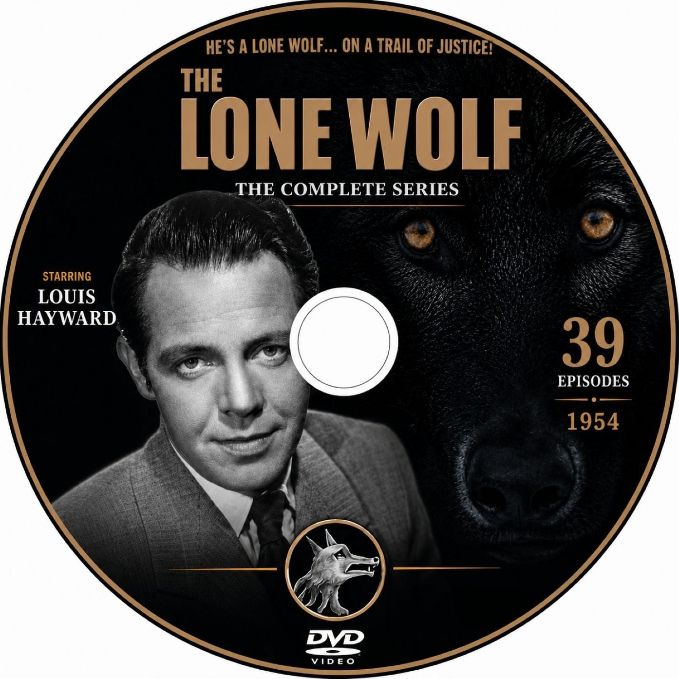 The Lone Wolf 1954 Classic TV DVD 39 Episodes Crime Mystery Series