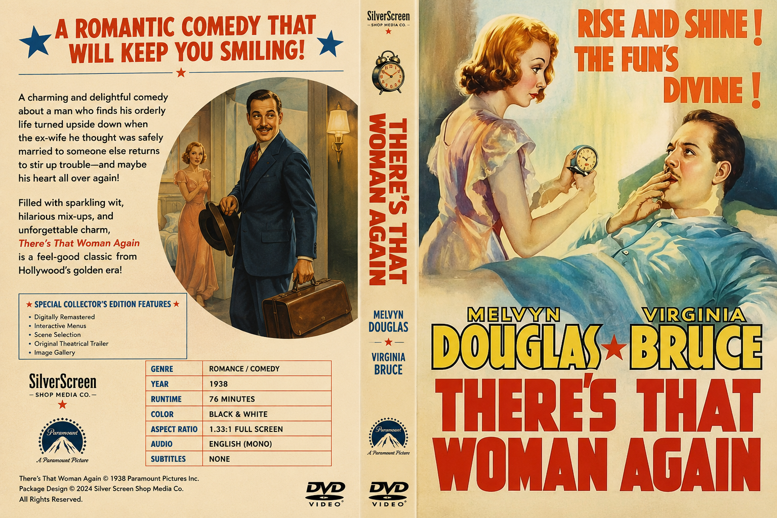 There's That Woman Again (1938) Comedy Crime Mystery Whodunnit DVD – Collector's