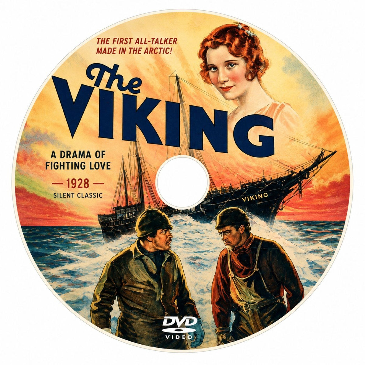 The Viking (1928) Rare Classic Silent Adventure DVD