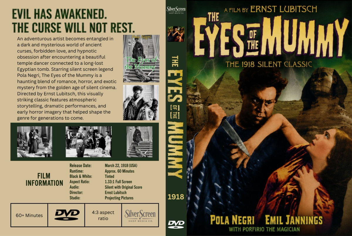 The Eyes of the Mummy (1918) Silent Horror Drama DVD Collector Edition