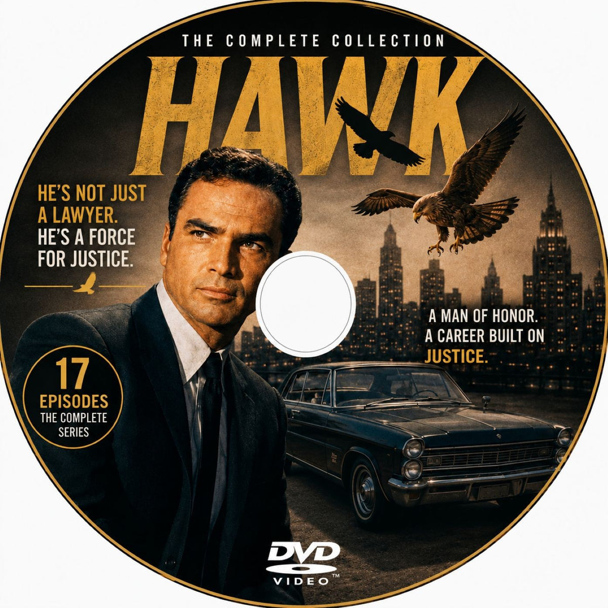 Hawk (1966) Classic TV Series DVD – Complete 17 Episodes Collector's Edition