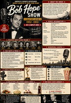 The Bob Hope Show 1952 Classic TV DVD 11 Episodes Rare Variety Comedy