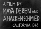 Meshes of the Afternoon (1943) Experimental Fantasy Short DVD Collector Edition