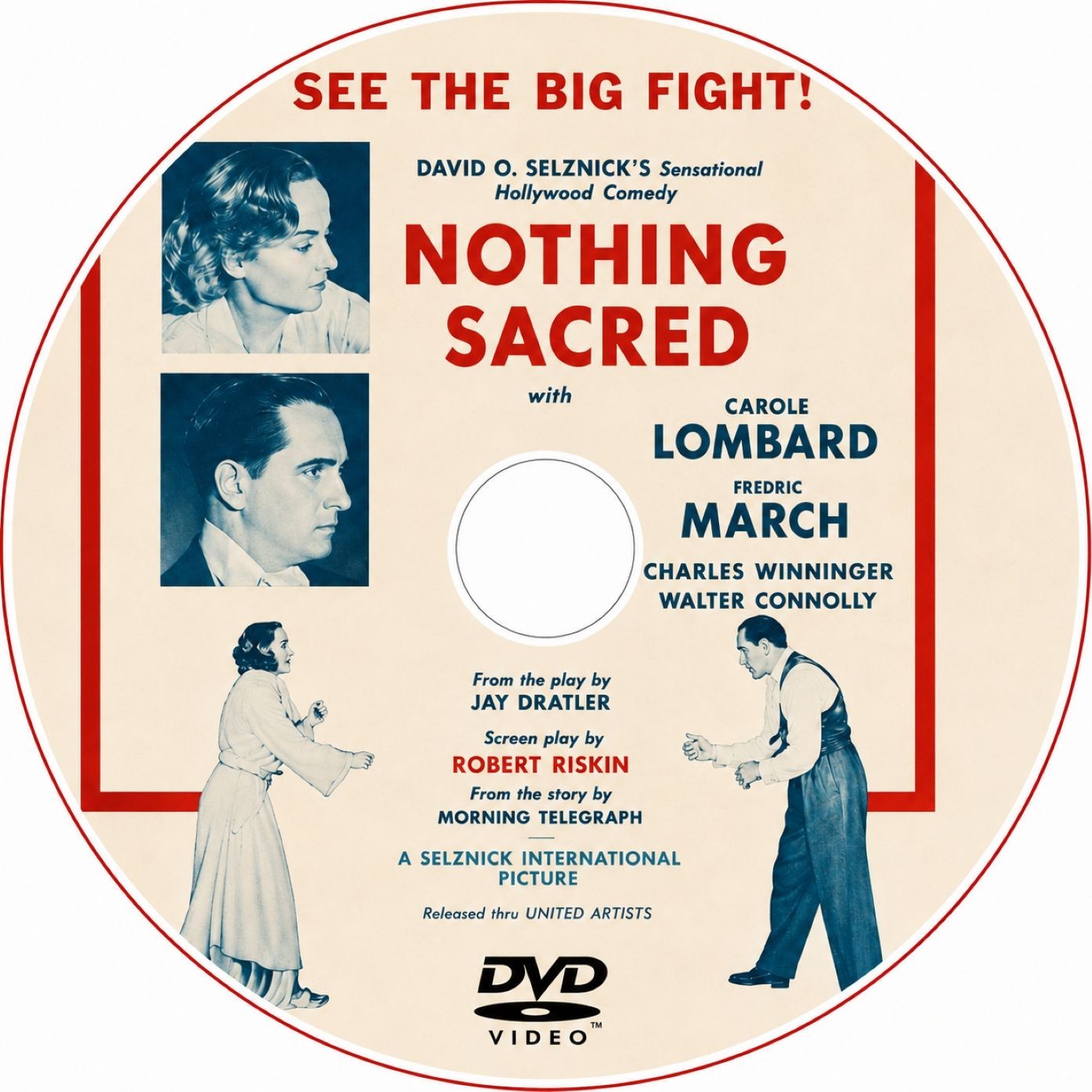 Nothing Sacred (1937) Screwball Comedy Romance DVD Collector Edition