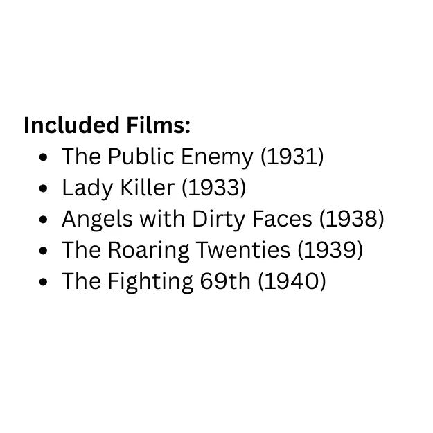 James Cagney Collector Bundle (1931–1940) 5 Classic Gangster Films DVD Set