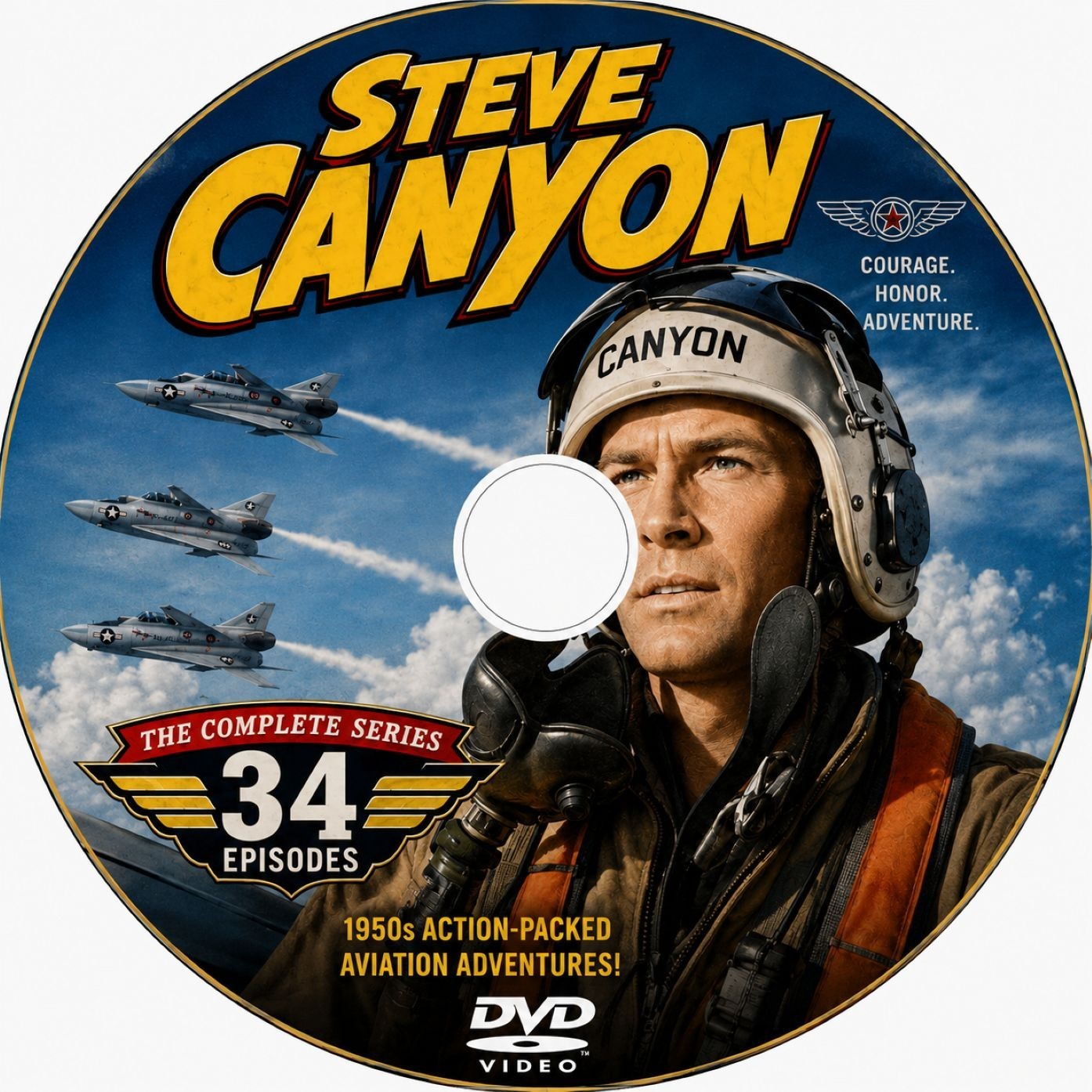 Steve Canyon (1958) Classic TV Series DVD – Complete 34 Episodes