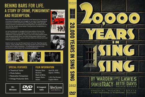 20,000 Years in Sing Sing (1932) Prison Drama DVD Collector Edition
