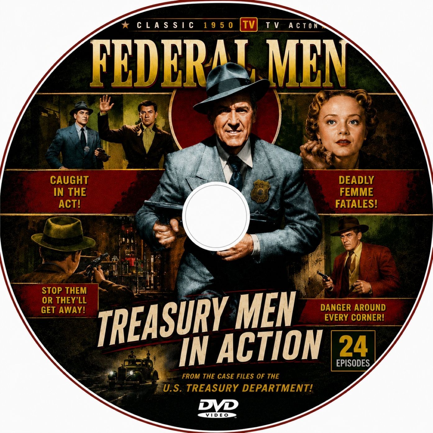 Treasury Men in Action (1950) 24 Episodes on DVD - Collector's Edition