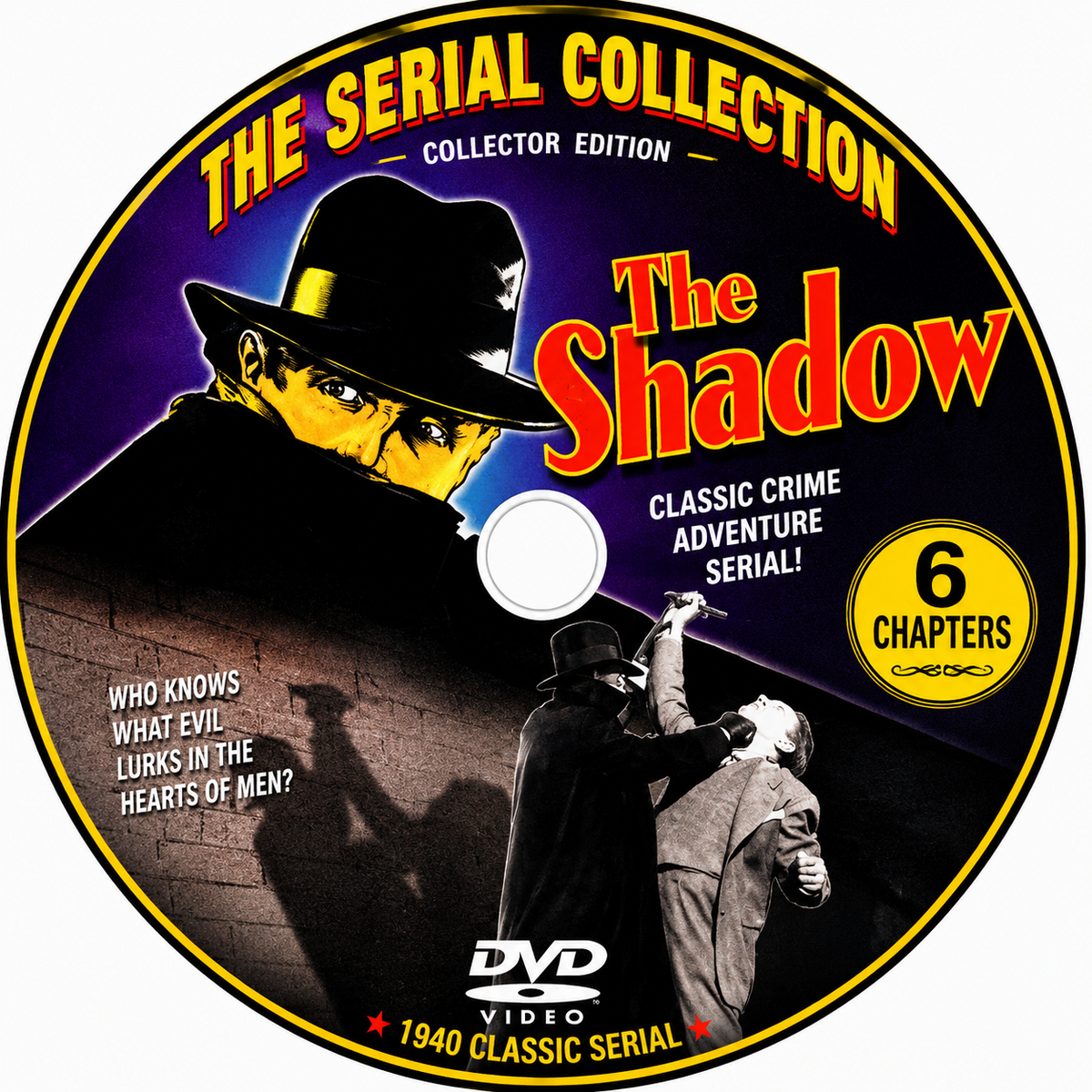 The Shadow 1940 Classic Crime Adventure Serial 6 Chapters DVD Collector Edition