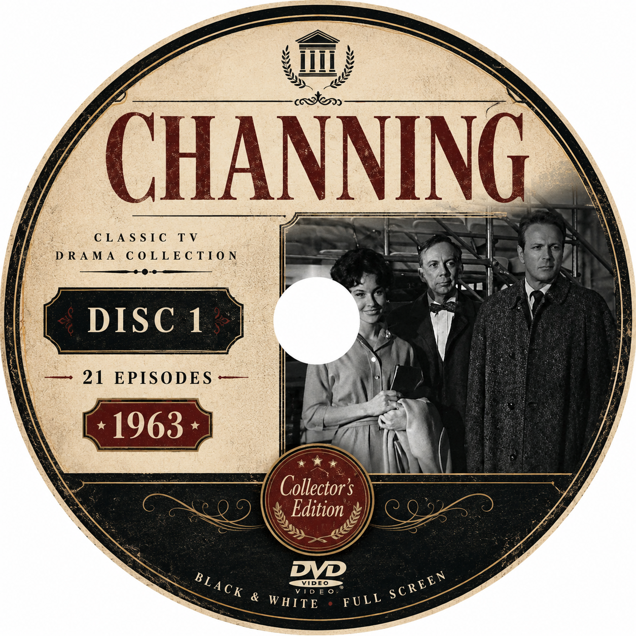 Channing 1963 TV Series 21 Episodes Rare Classic Television Drama 2 DVD Set