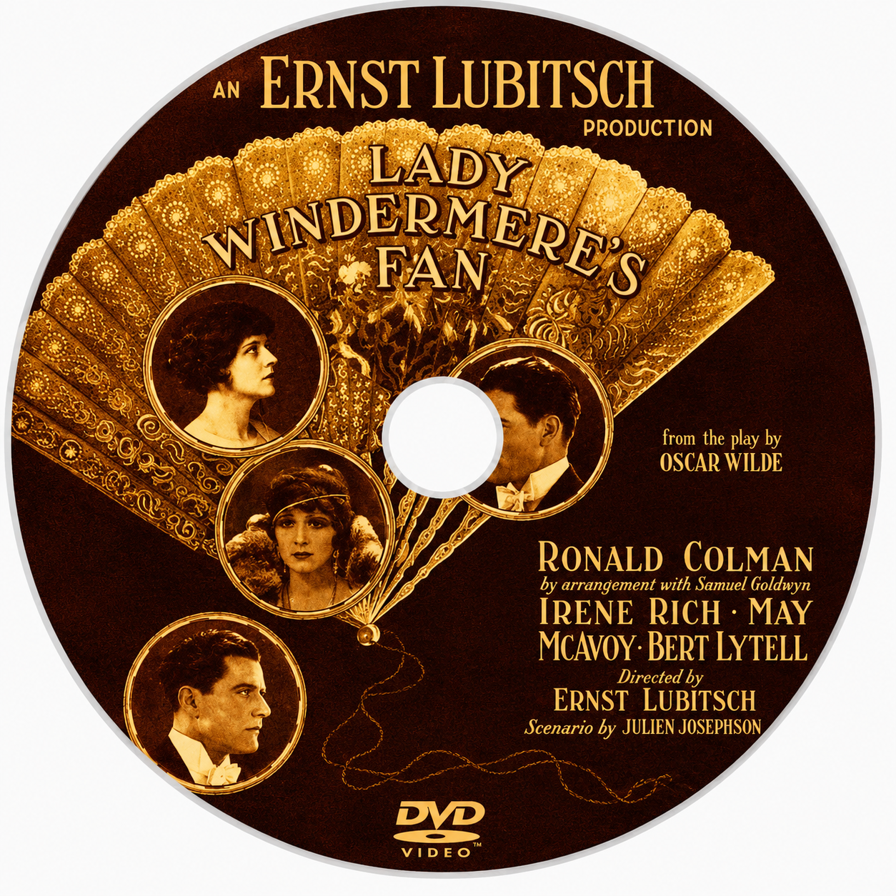 Lady Windermere's Fan (1925) Silent Comedy Drama DVD Collector Edition