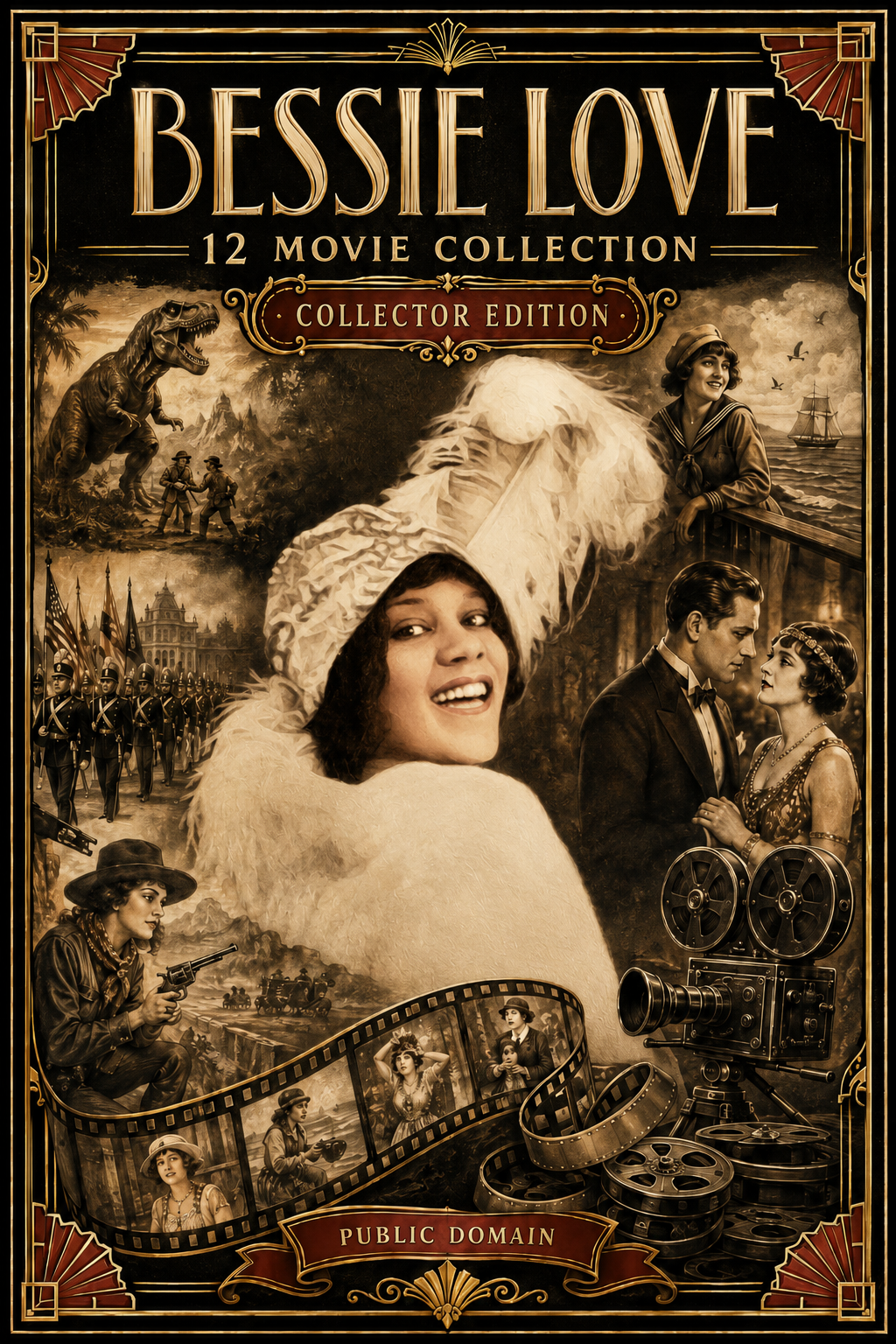 Bessie Love 12 Movie DVD Collection Silent Films Classic Hollywood Public Domain