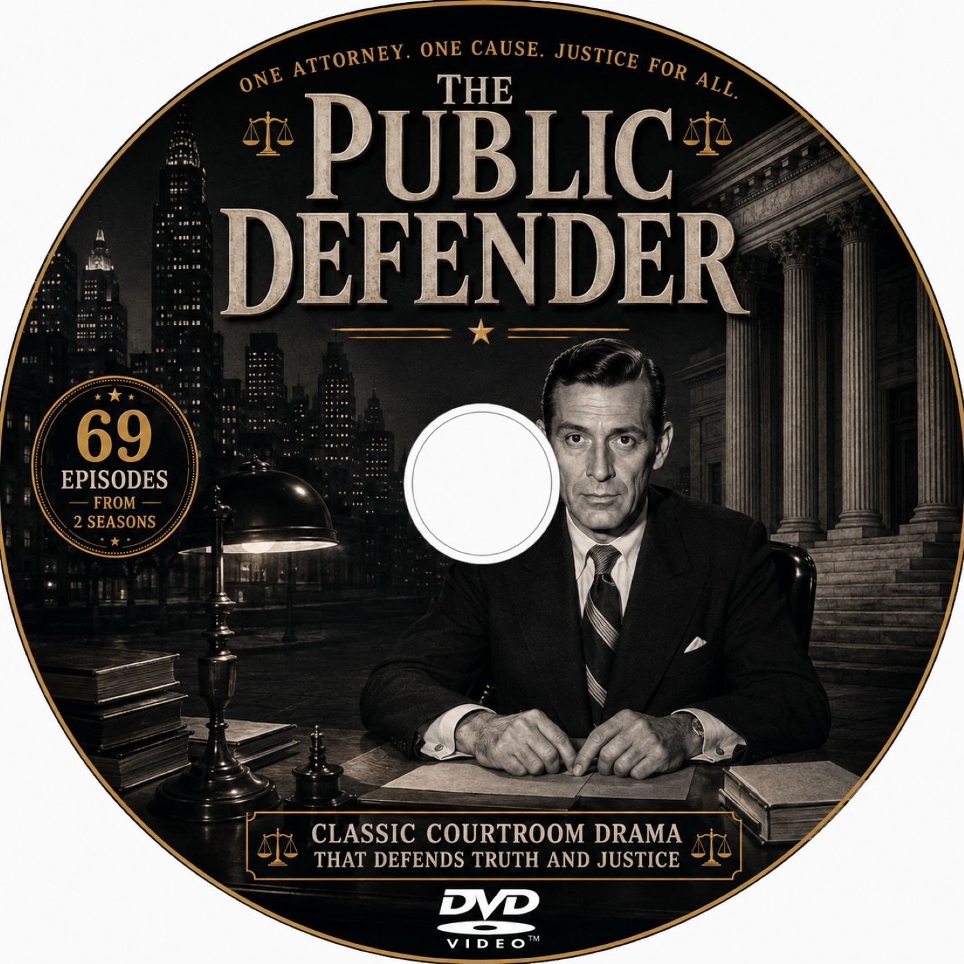 Public Defender (1954) Classic TV Series DVD – 69 Episodes Collection