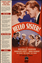 Hello, Sister! (1933) Pre-Code Drama DVD Collector Edition