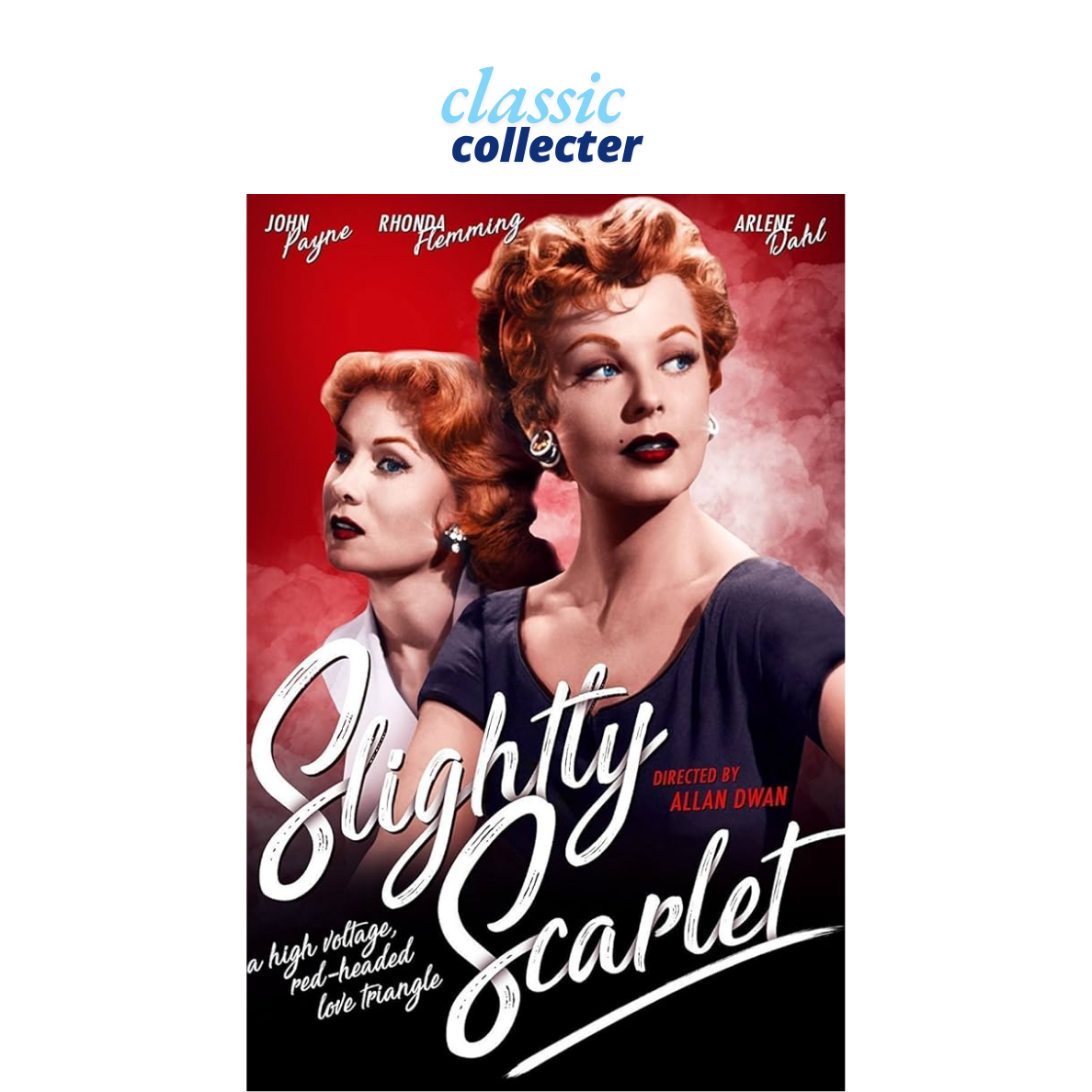 Slightly Scarlet (1956) Color Film Noir Crime DVD Collector Edition