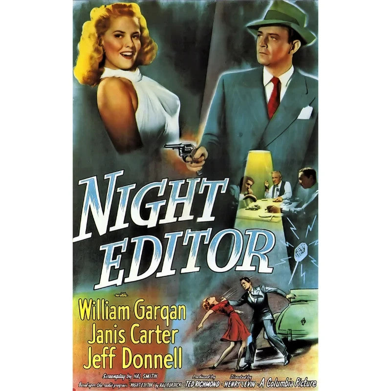 Night Editor (1946) Film Noir Crime Drama DVD Collector Edition