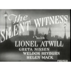 The Silent Witness (1932) Pre-Code Mystery Drama DVD Collector Edition