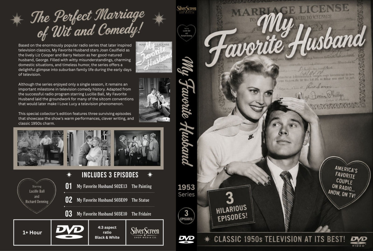 My Favorite Husband (1953–1955) Rare Classic TV Series DVD – 3 Episodes