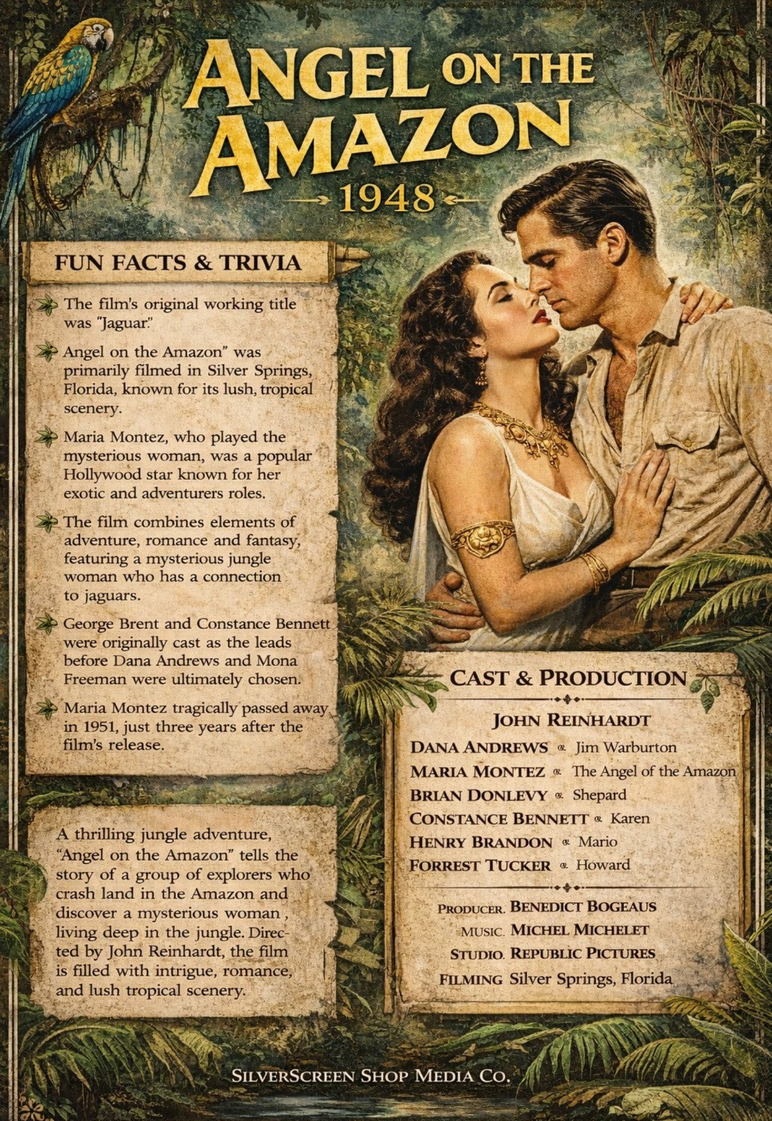 Angel on the Amazon (1948) – Rare Classic Movie on DVD – Historical Gem