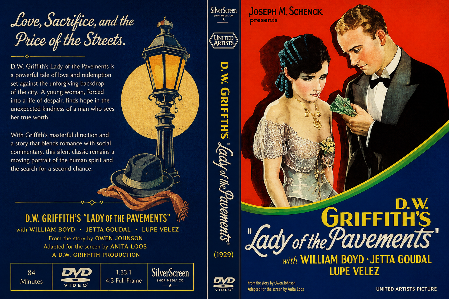 The Lady of the Pavements (1929) Silent Musical Drama DVD Collector Edition