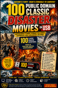 100 Public Domain Classic Disaster Movies