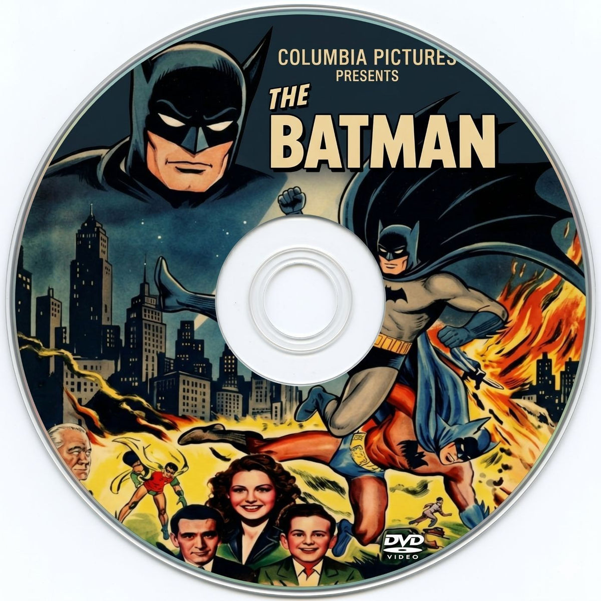 Batman 1943 Classic Superhero Rare Serial 15 Chapter DVD Collectors Edition