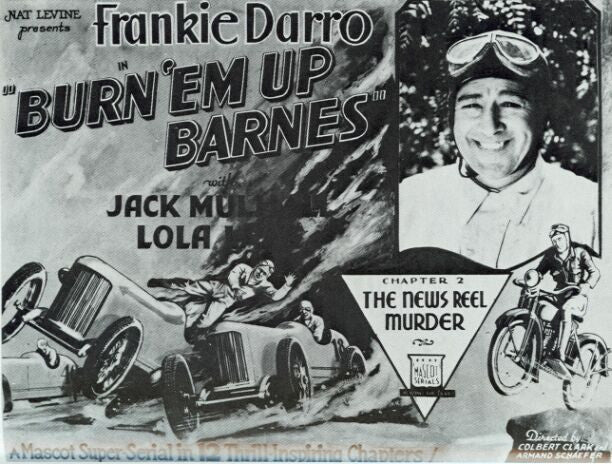 BURN IT UP BARNES (1934) DVD COMPLETE 12 CHAPTERS Public Domain - Collectors Ed